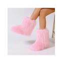 Fluff Round Toe Snow Boots