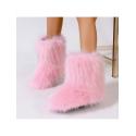 Fluff Round Toe Snow Boots