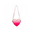 Heart Zipper PU Shoulder Bags