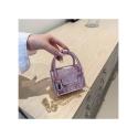 Patchwork Solid Color Office Lady Satchel Bags