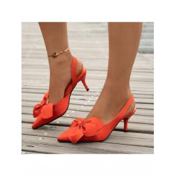 Bow Pointed Heels