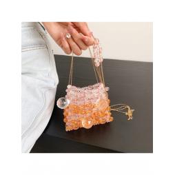 Fashion Casual Acrylic Beaded Women's One Shoulder Bag